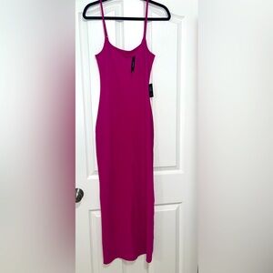 Express Ribbed Midi Dress